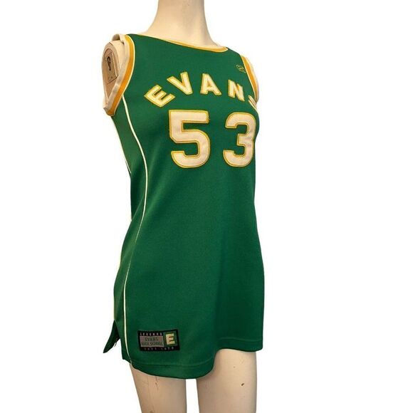 Small Darryl Dawkins Evans High School Cheerleading Dress Basketball Stitch Vtg - Picture 3 of 5